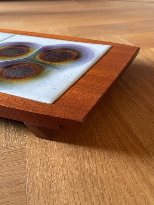 70s English WYNCRAFT Alan Wallwork Cheese Board Coaster