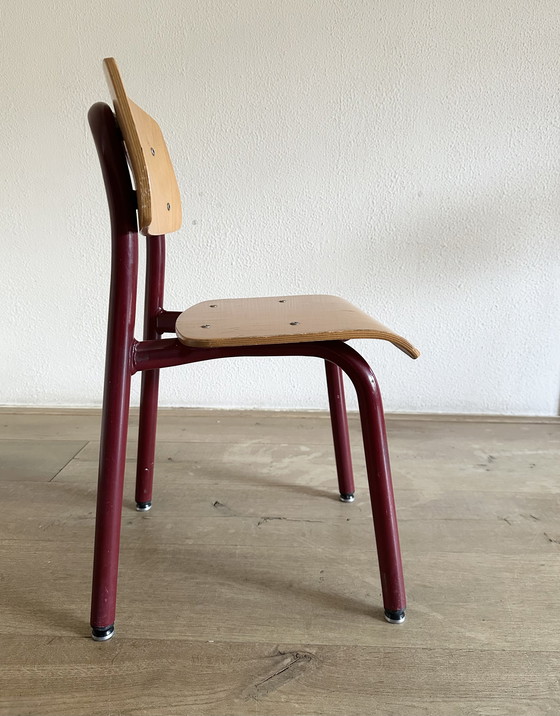 Image 1 of Vintage Presikhaaf school chair