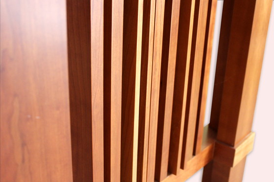 Image 1 of Frank Lloyd Wright dining table with chairs - Cassina 1917 Design