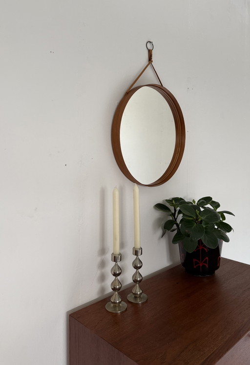 Vintage teak mirror No. 102, Markaryd ‘60