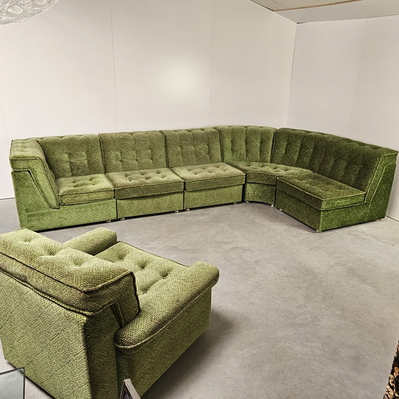 Image 1 of Vintage modulaire bank + fauteuil