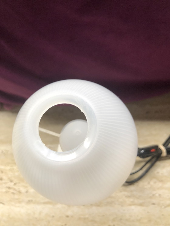 Image 1 of Veneta Lumi witte kunststof Tafellamp - Cindy - 80's - nieuwstaat