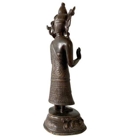 Estatua de Buda Dipankara de pie en bronce – lote 180 – Esculturas, Bronze (photo 6 of 10)