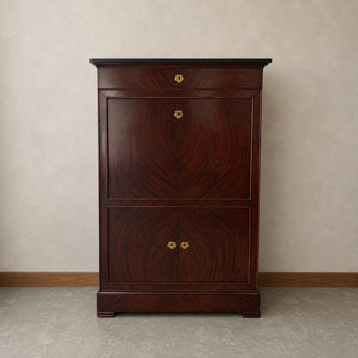 Mahoniehouten en esdoornhouten secretair bureau – kledingkasten, Wood