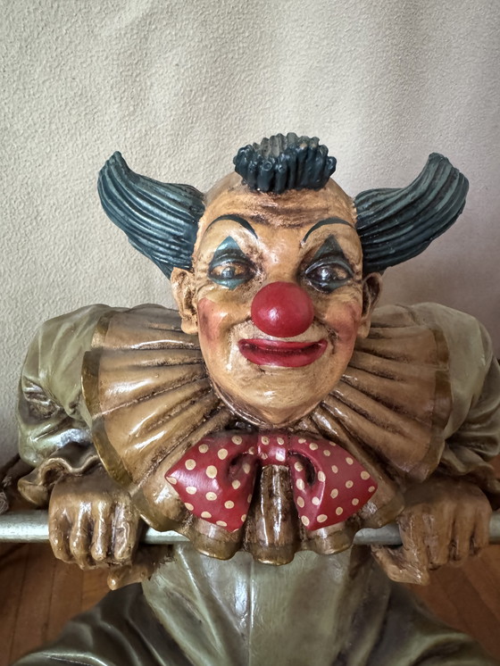 Image 1 of Vintage Jun Asilo Hanging Clown in New Condition