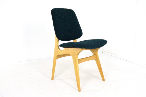 Image 1 of Set van 4 vintage eetkamerstoelen reupholstered