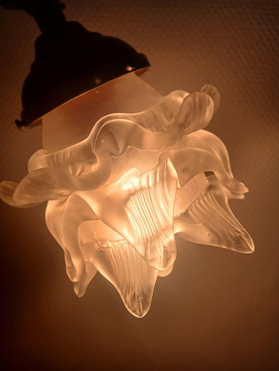 Image 1 of antique tulip lamp
