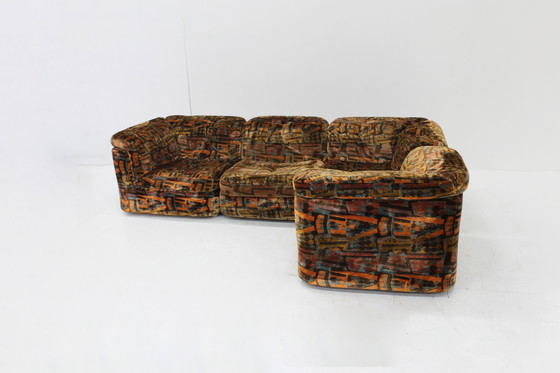 Image 1 of Vintage Modulaire Elementen Sofa Hoek Bank 1970s