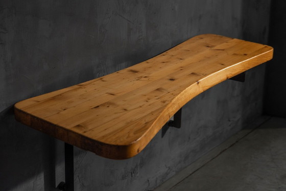 Image 1 of Wall-Mounted Console Table by Charlotte Perriand, France, 1970s