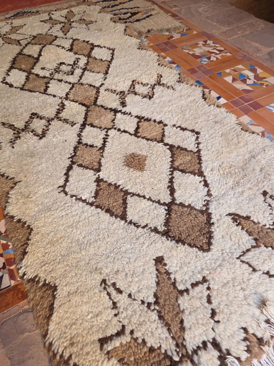 Image 1 of Small vintage Beni Ourain rug 188 x 80 cm