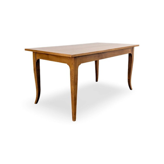Table de salle à manger vintage en chêne avec tiroir, rustique de ferme, Ligne Roset (photo 3 sur 10)