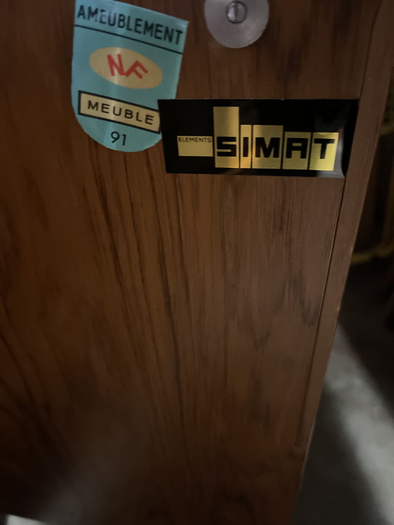 Image 1 of Enfilade scandinave Simat Années 60 Vintage