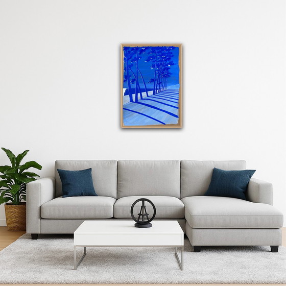 Image 1 of Gouache on 400g kraft paper.
Size: 70x50cm.