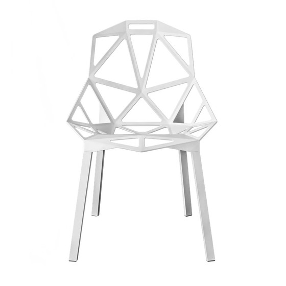 Image 1 of 6 Magis one Chairs + table in white version LP € 3500,-