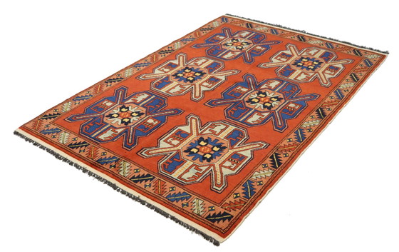 Image 1 of Russian Antique Caucasian Shirvan over 60 years - Kilim - 205 cm - 142 cm