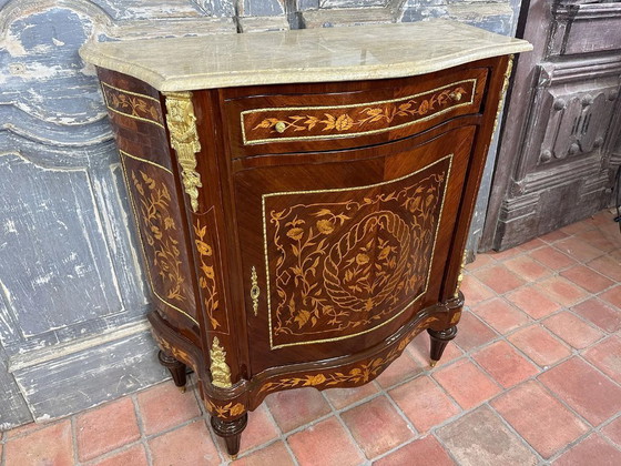 Image 1 of A magnificent marquetry commode - Napoleon III style