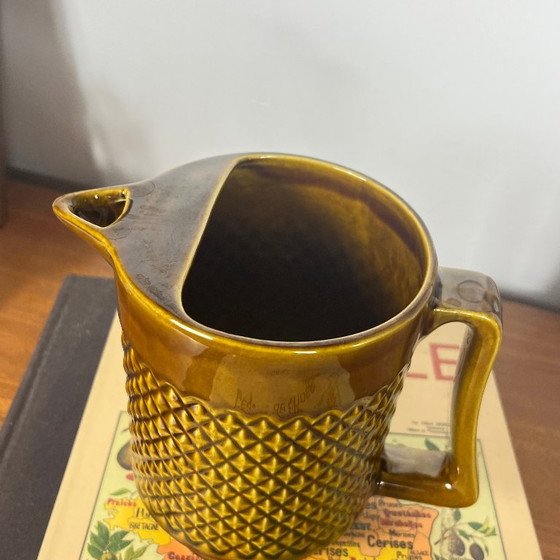 Antique Sarreguemines ceramic pitcher – Glass & Decanter (photo 2 of 7)