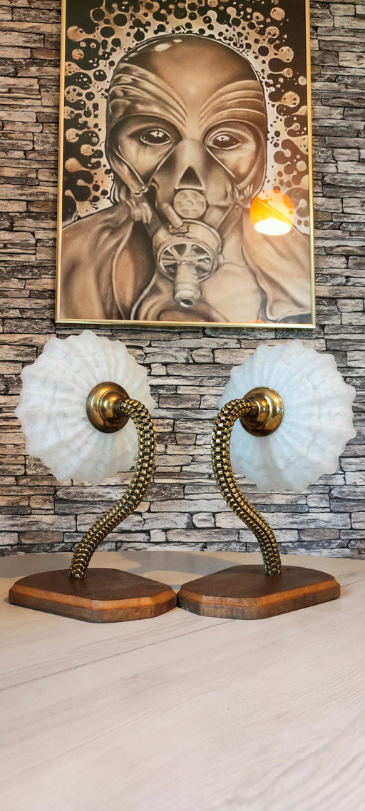 Art Deco wall lamp 1950