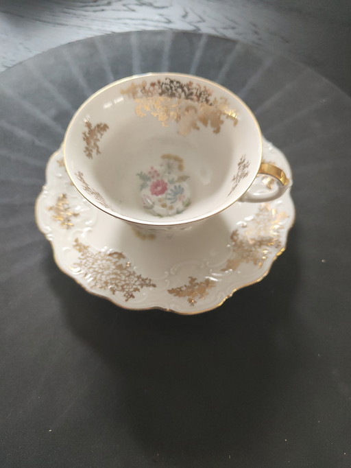 2 tasses à café en porcelaine de Valeram