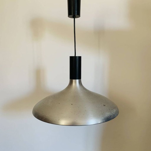 Vintage-Pendelleuchte aus Aluminium – Weltraumzeitalter-Design der 1960er-1970er Jahre – hanglampen