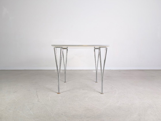 Image 1 of 4x Original Fritz Hansen dining table Piet Hein design, square