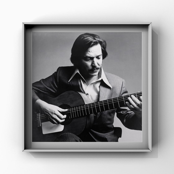 Image 1 of 1x œuvre d'art en noir et blanc de Carlos Jobim, milieu du XXe siècle, années 1970