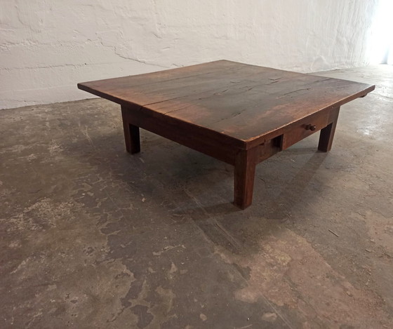 Image 1 of Tavolino da caffè antico rustico