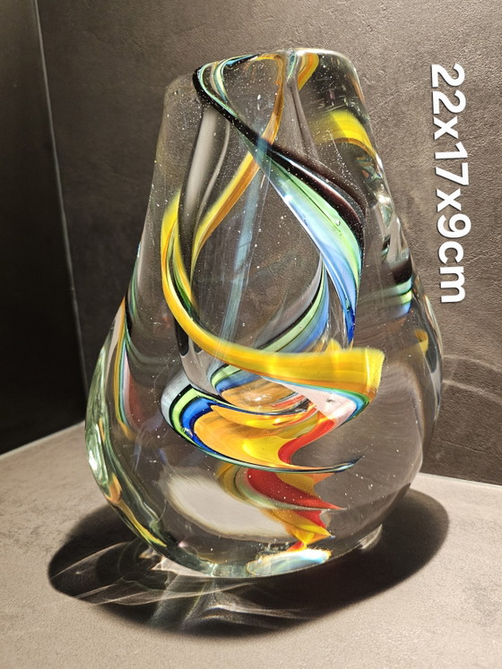 Vaso speciale pesante in Arte in vetro vintage – stile Murano – 4 a 5 kg – Glass (photo 5 of 15)