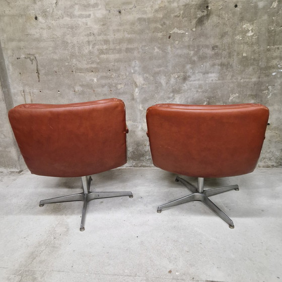 Image 1 of Artifort set of armchairs and swivel chair Geoffrey Harcourt