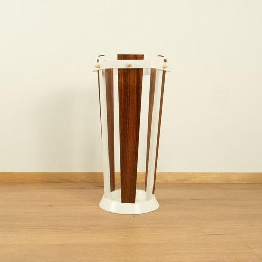 Umbrella stand, teak & metal, 1960s