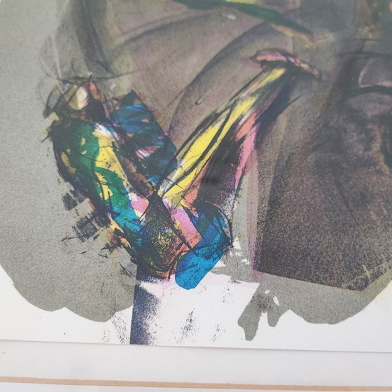 Image 1 of Belle lithographie Pavel Roučka 66 x 41