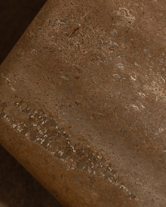 Image 1 of Vintage travertine coffee table, 1970s