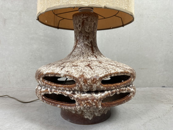 Image 1 of Lampadaire vintage XL en céramique épaisse - Stein Keramik