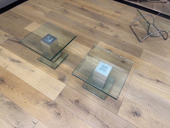 Mesa auxiliar de cristal Beek Abel 40x40xH31 – Mesas auxiliares, Glass (photo 5 of 5)