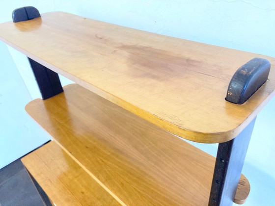 Image 1 of Mensola a colonna di metà secolo, risalente agli anni '50, disegnata da Reinhold Stotz.