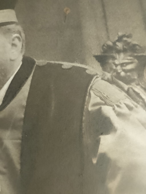 Portretfoto van Ferdinand Larnaude uit de studio's van Paul le Garçon, Parijs, 1919