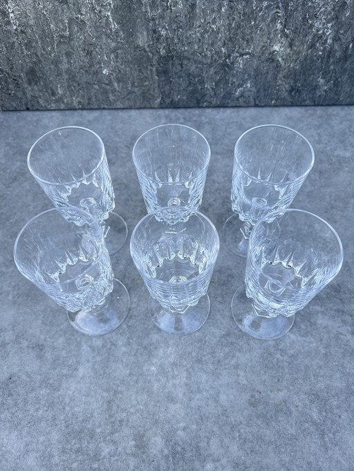 Crystal d'arques glasses set 6 pieces