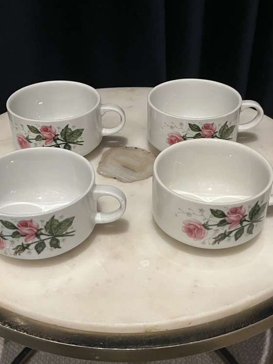 Image 1 of Set di 4 tazze e piattini Villeroy & Boch Septfontaines