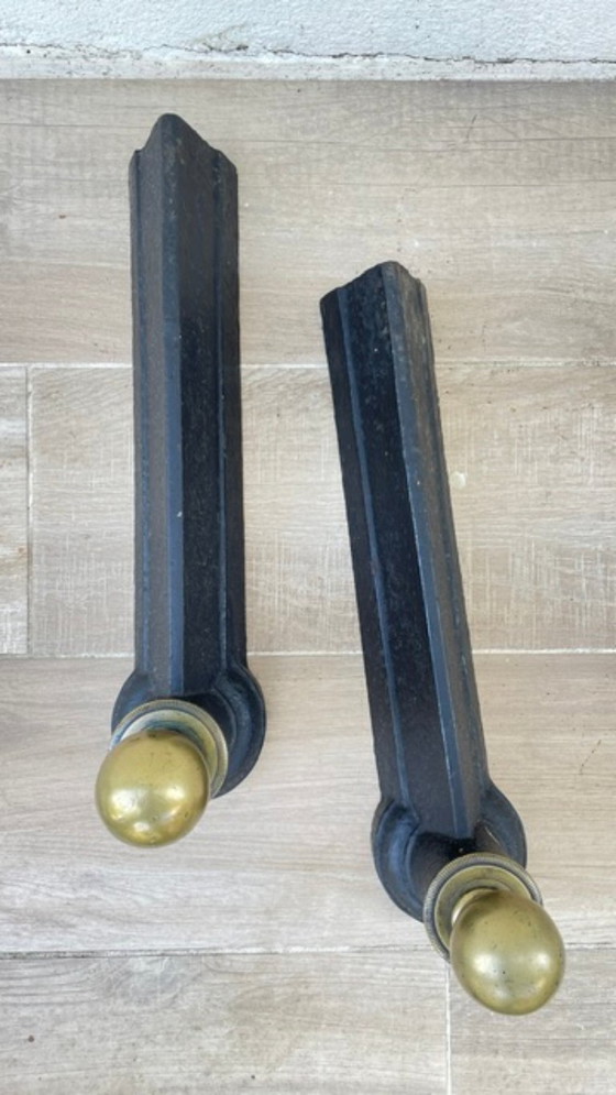 Alari Neoclassici GHISA e OTTONE – Oggetti decorativi, Brass, Cast Iron (photo 5 of 27)