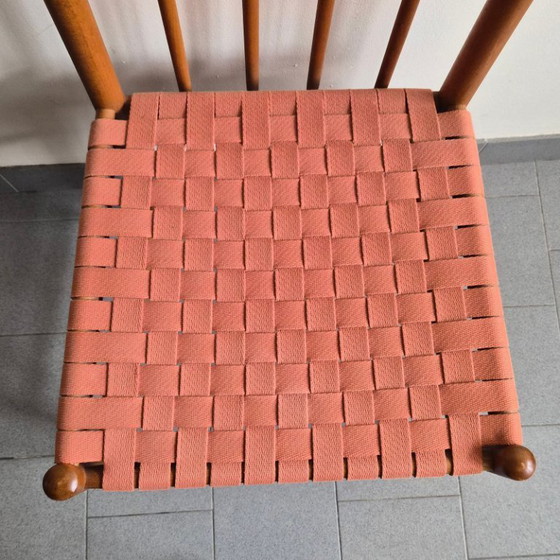 Image 1 of SET VAN 4 VINTAGE "RACINE" STOELEN UIT 1980 VOOR ROCHE-BOBOIS IN BEUKENHOUT, RETRO UIT DE JAREN 80