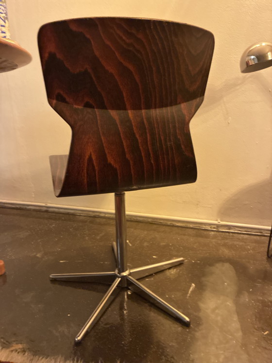 Sedie scandinave della serie "Obo-Formsitz" di Casala – Sedie girevoli, Metal, Wood (photo 4 of 9)