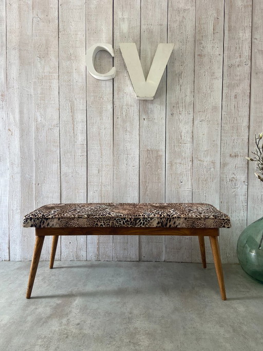Bankje/uiteinde van het bed – Velvet, Wood