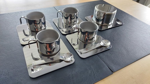 Juego de tazas de espresso de GB, fabricado en Italia