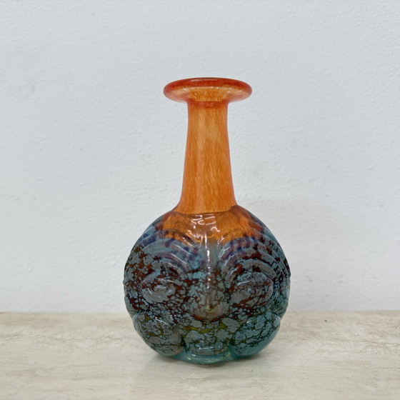 Image 1 of Raro Kjell Engman para Kosta Boda Suecia jarrón Rio face glass jarrón en miniatura