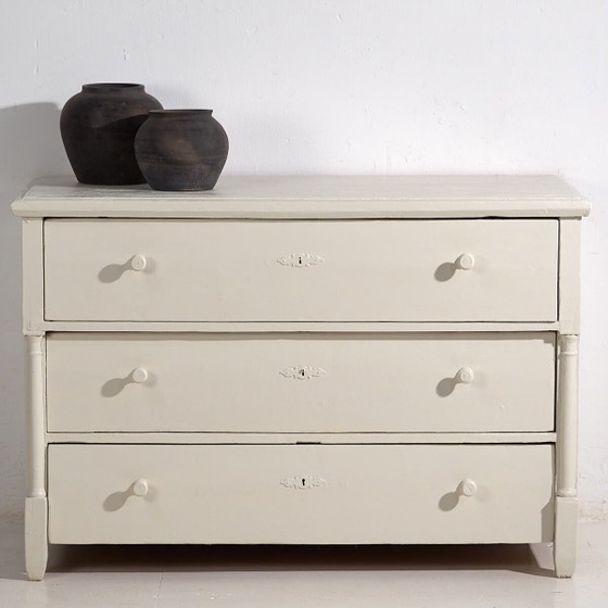 Antique white chest of drawers (c.1920) #53 (photo 4 of 40)