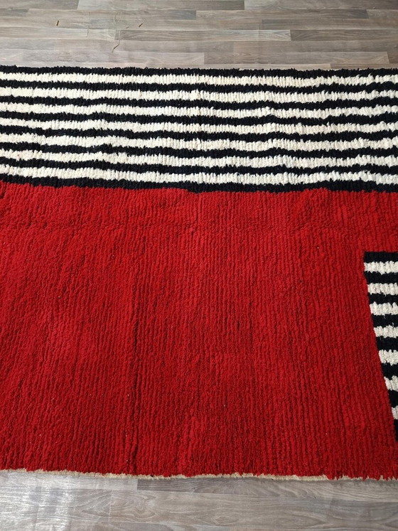 Image 1 of Handgemaakt Berber Beni Ouraine tapijt, 150/250 cm