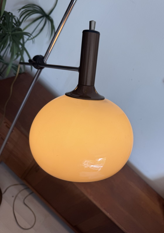 Lampada ad arco vintage Dijkstra mushroom – Dijkstra Lampen, Lampade da terra, Cromo, Plastica (photo 6 of 12)