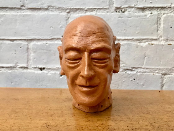 Image 1 of Scultura d'epoca, busto di uomo in argilla