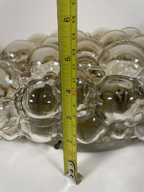 Image 1 of  Vintage Helena Tynell grote plafonnière van Glashutte Limburg  