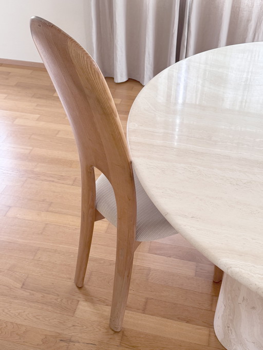 Set esclusivo (4) sedie da pranzo originali Nils Koefoed | Design di metà secolo